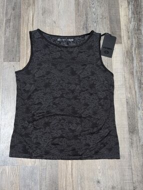 Harley-Davidson Black Floral Jacquard Tank Top